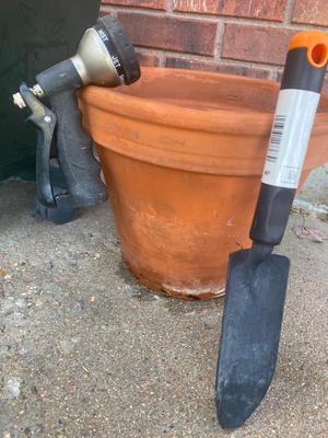 PATIO GARDEN BOX, PLANTERS, SPRINKLERS AND MORE