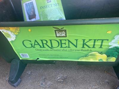PATIO GARDEN BOX, PLANTERS, SPRINKLERS AND MORE