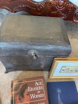 MISCELLANEOUS LOT OF BOOKS, CANDLES AND MORE