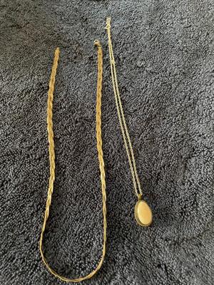 STERLING SILVER NECKLACE, STERLING PENDENT