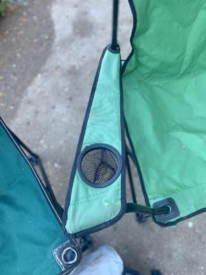 OUTDOOR CHAIRS AND FISHING ITEMS