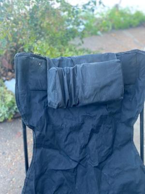 VERY NICE GREAT-LAND OUTDOOR LOUNGE CHAIR, & CHAIR WITH A BUILT IN SIDE TABLE