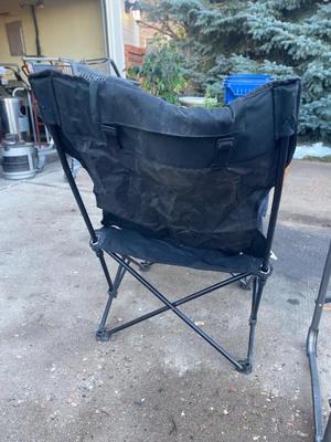 VERY NICE GREAT-LAND OUTDOOR LOUNGE CHAIR, & CHAIR WITH A BUILT IN SIDE TABLE