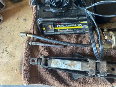 LIGHTLY USED SCHUMACHER BATTERY CHARGER, BRAND NEW ROTOR (SEE DESC) AND OTHER AUTOMOTIVE MAINTENANCE TOOLS