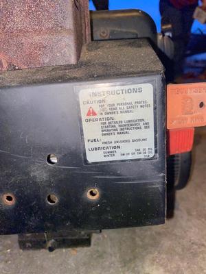 8HP PULL OR ELECTRIC START ENGINE