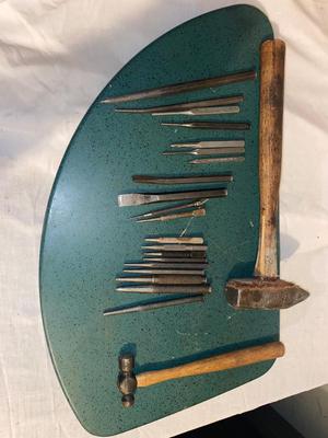 VARIETY OF PUNCHES WITH HAMMERS