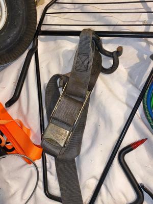 HAUL MASTER MINI CABLE WINCH PULLER, BUNGEE CORDS, RATCHET STRAPS, HOOKS AND MORE!