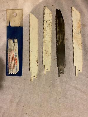 CHICAGO ELECTRIC RECIPROCATING SAW, EXTENSION CORD AND BLADES