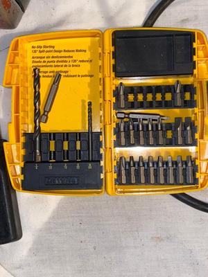 CORDED ELECTRIC DRILL, DIFFERENT BITS & WIRE WHEELS