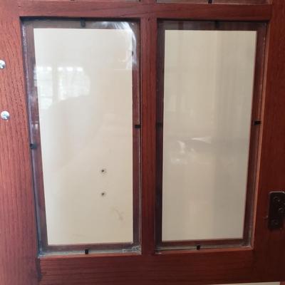 Mission Style Two Piece Hutch (LR-KD)