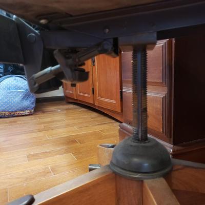 Wooden Desk W/ Vintage Desk Chair (LR-KD)