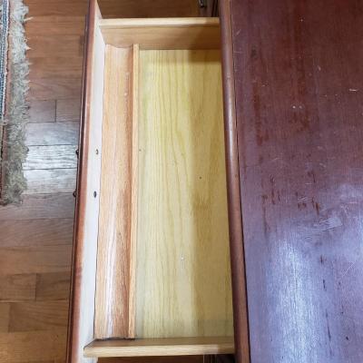 Wooden Desk W/ Vintage Desk Chair (LR-KD)