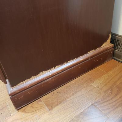 Wooden Desk W/ Vintage Desk Chair (LR-KD)
