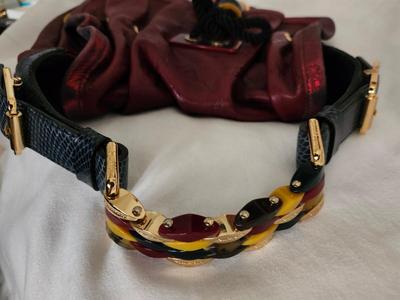 Louis Vuitton Epices Kalahari PM Red Handle Bag