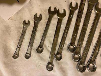 PITTSBURGH AND KOBALT END WRENCHES SAE