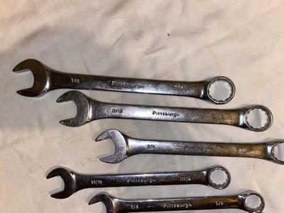 PITTSBURGH AND KOBALT END WRENCHES SAE