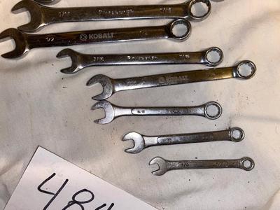 PITTSBURGH AND KOBALT END WRENCHES SAE