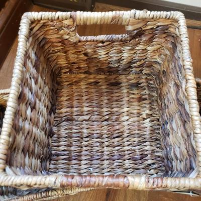 Nine Woven Storage Baskets (LR-KD)