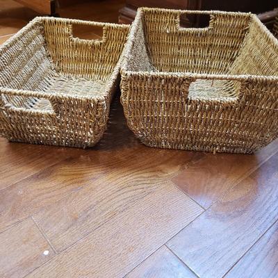 Nine Woven Storage Baskets (LR-KD)