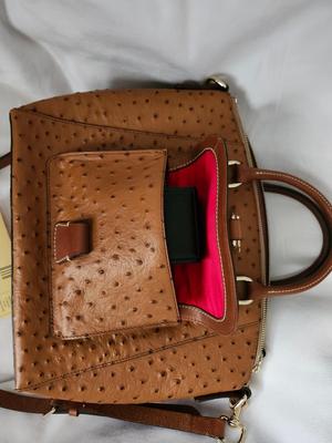 Dooney & Bourke Ostrich NAOMI Satchel