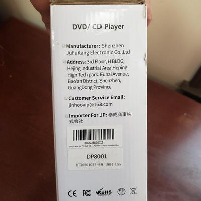 NIB Jinhoo DVD/CD Player and DVDs (LR-KD)