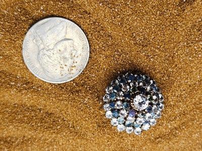 Sapphire And Topaz High Dome Ring