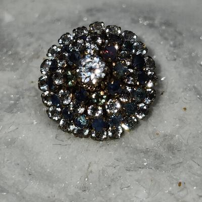 Sapphire And Topaz High Dome Ring