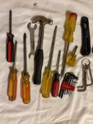 TREE SAW, HAMMERS, and HAND TOOLS