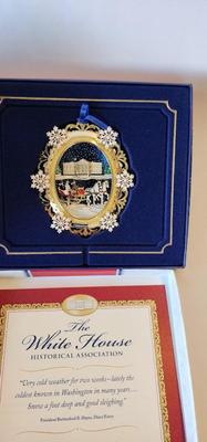 Lot 472 The White House Historical Association Christmas Ornament Collection