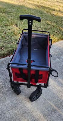 Lot 474 Red Folding Canvas Wagon