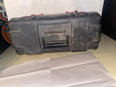 CRAFTSMAN TOOL BOX WITH A VARIETY OF TOOLS AND MORE