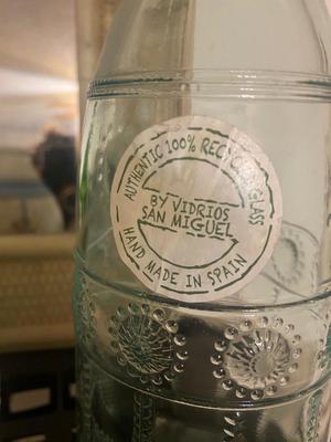 A VARIETY OF GLASS AND POTTERY