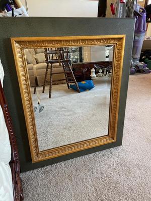 FRAMED ART AND MIRROR