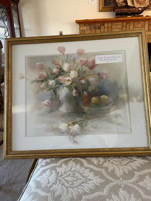 FRAMED ART AND MIRROR