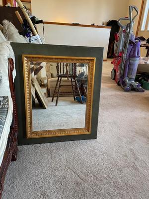 FRAMED ART AND MIRROR