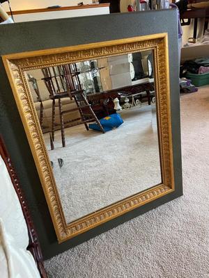 FRAMED ART AND MIRROR
