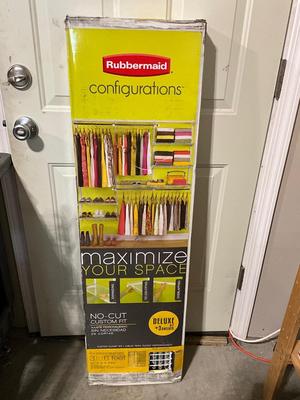 NEW in Box Rubbermaid Closet Organizer