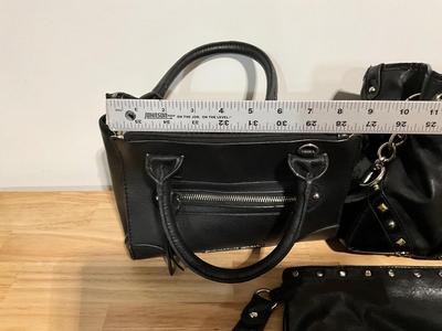 Set of 3 Black Purses