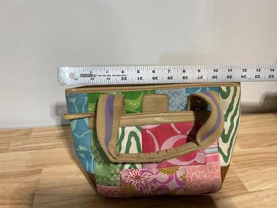 Vintage Coach Purse Patchwork Design