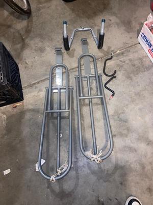 WALL RACKS FOR GARAGE 2 for BIKES & OTHER HANDY HOOKS
