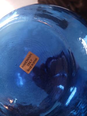 BLUE BOTTLE MADE IN SPAIN