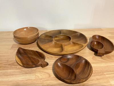 Wooden Bowl Set
