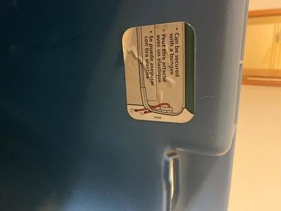 VERY LARGE TOTE WITH HINGED LID, MEDIUM TOTE AND SPACE STORAGE BAG