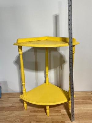 Yellow Corner Table