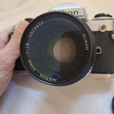 Nikon FE W/52mm Lens, Canon Rebel 2000 W/EF 28-80mm Lens and More (UB-KD)