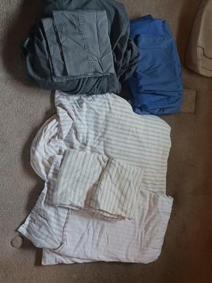 THREE SETS OF QUEEN BED SHEETS