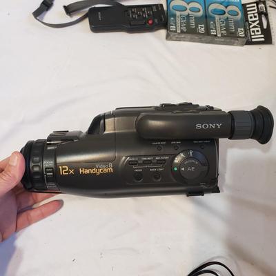 Sony Video Camera Recorder and Canon ZR200 with Accessories (UB-KD)