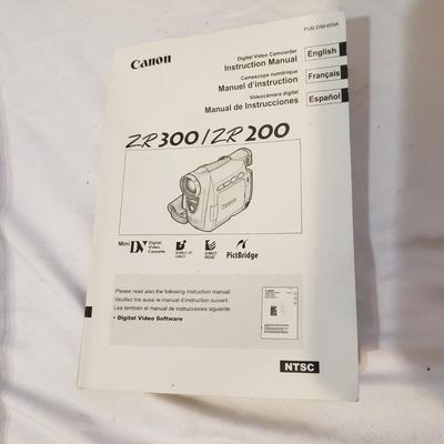 Sony Video Camera Recorder and Canon ZR200 with Accessories (UB-KD)