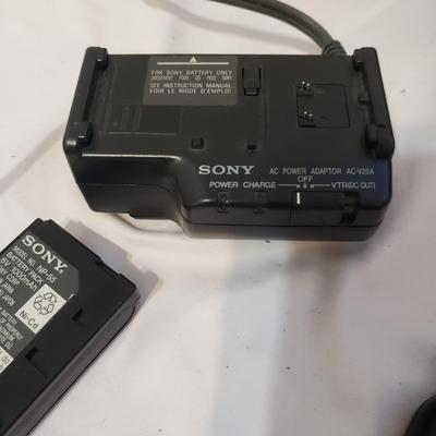 Sony Video Camera Recorder and Canon ZR200 with Accessories (UB-KD)