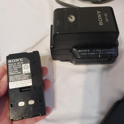 Sony Video Camera Recorder and Canon ZR200 with Accessories (UB-KD)